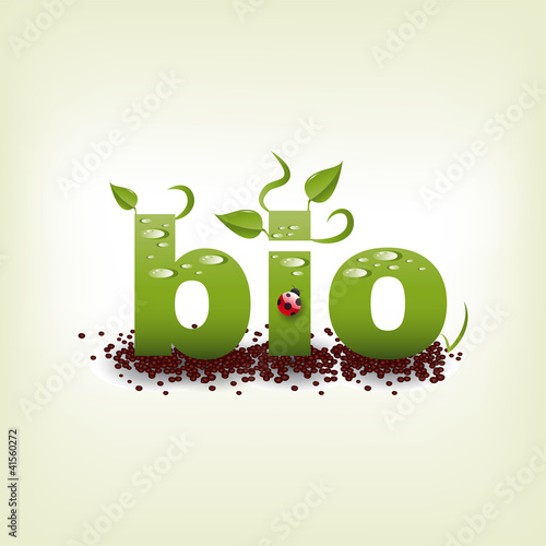 Bio Schriftzug