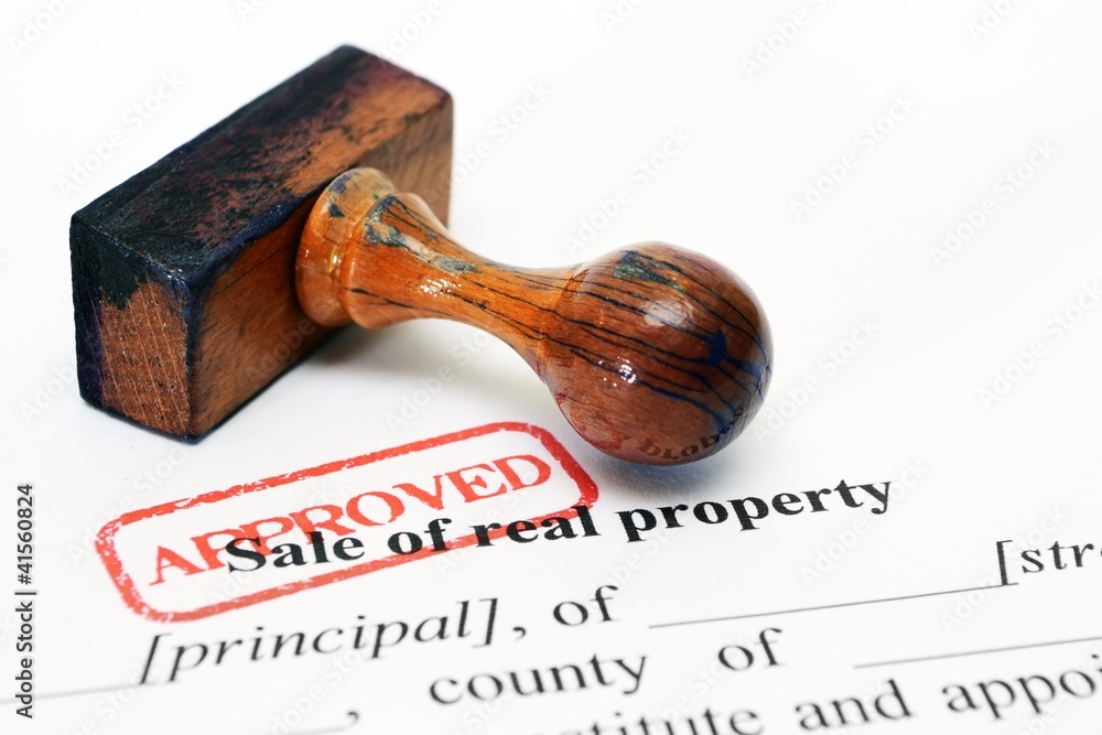 Sale of property form Sale of property form