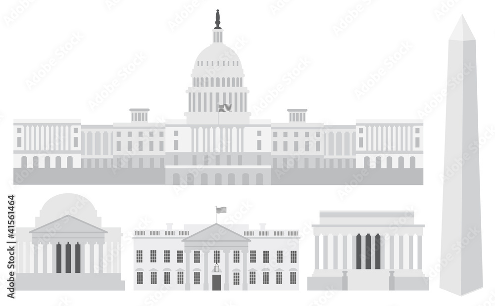 Washington DC Capitol Buildings and Memorials