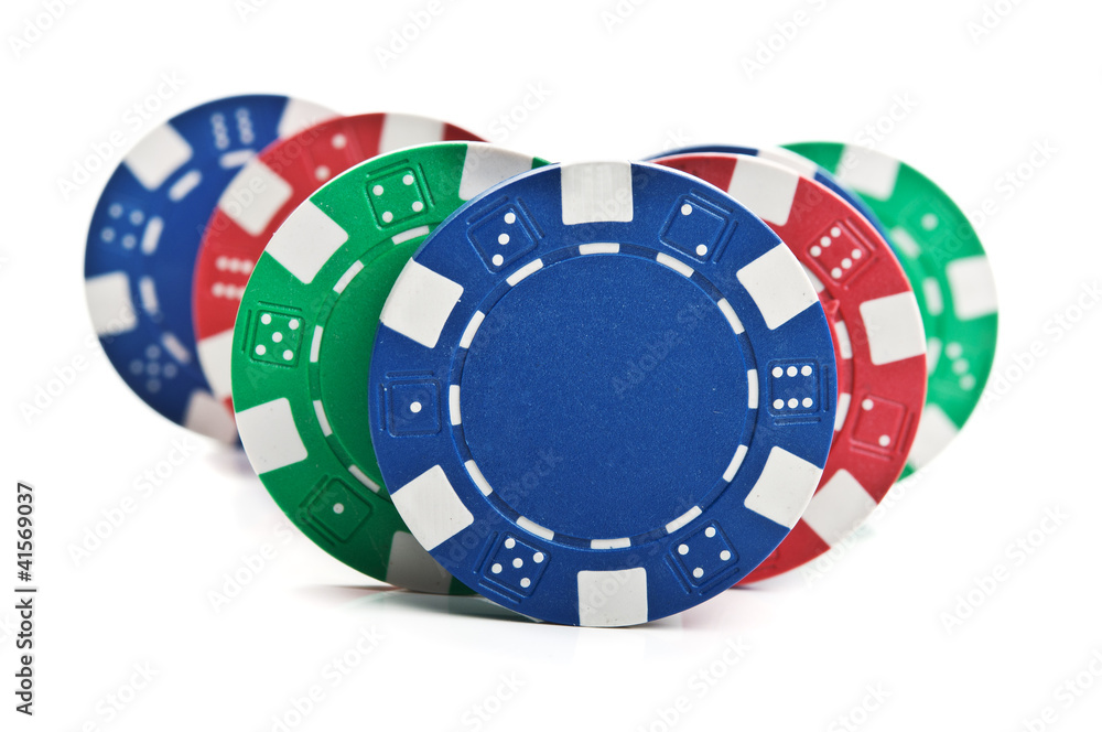 poker chips isolated poker chips isolated