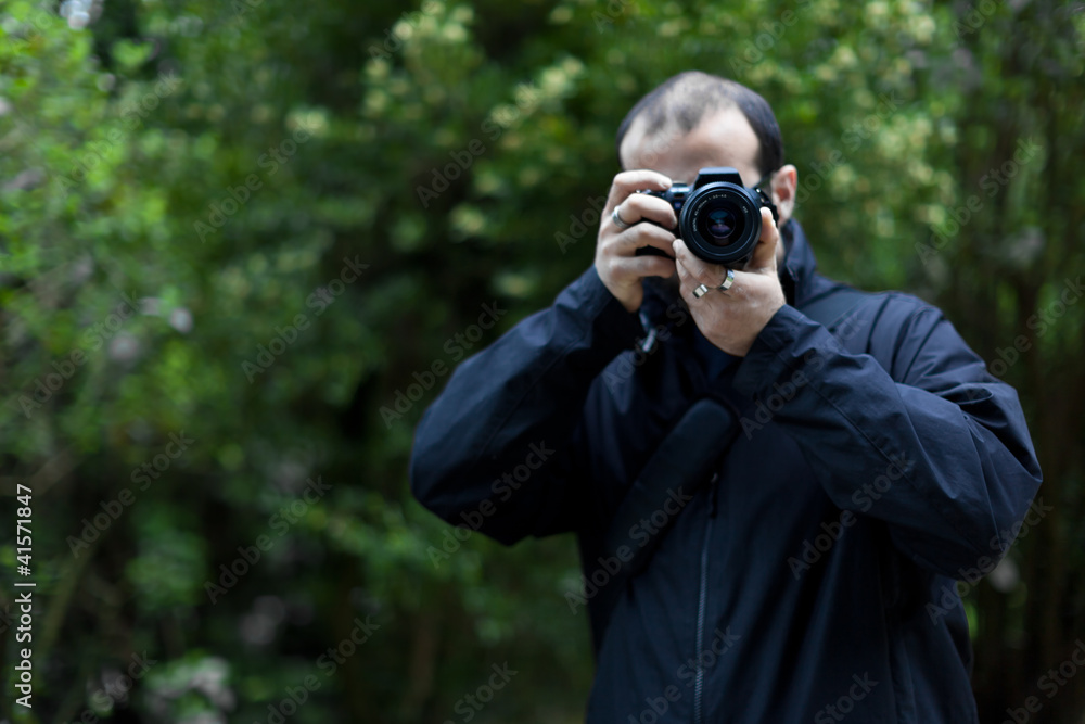 Front view of a Photographer Front view of a Photographer