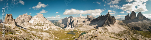 Dolomites panoramic view photo