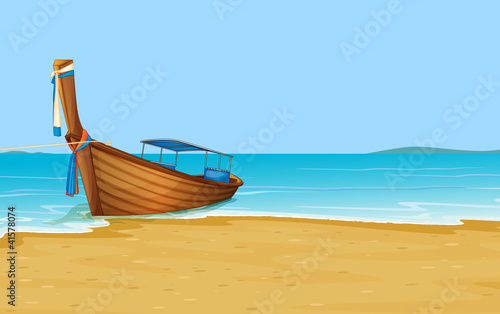 Thai summer beach