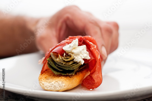 Carciofi bresaola e caprino, una delizia tutta Italiana
