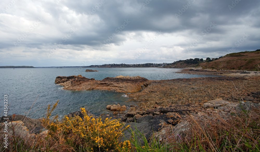Pink granite near Perros Guirec, France Pink granite near Perros Guirec, France
