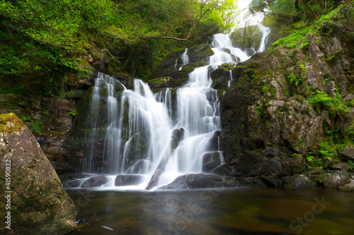 Torc waterfall in Killarney National Park  Ireland