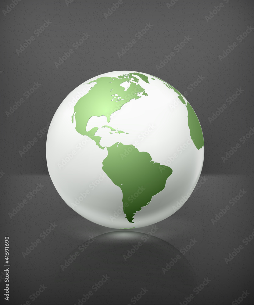 White globe