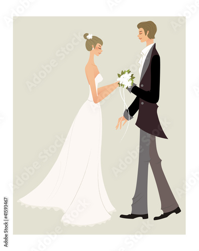 Bride and bridegroom