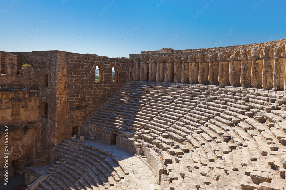 Old amphitheater Aspendos in Antalya