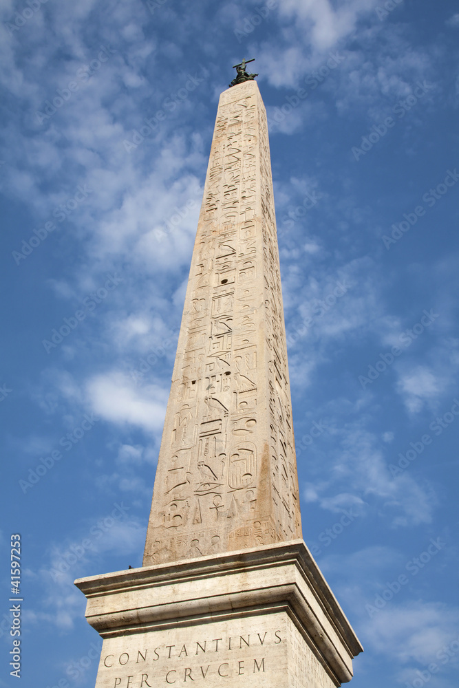 Rome - obelisk by Lateran basilica
