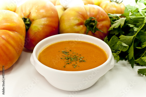sopa de tomate