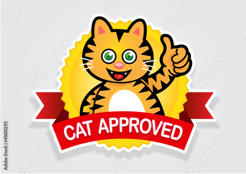 Cat Approved Seal / Sticker
