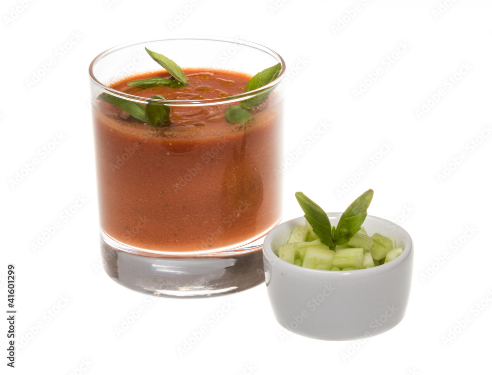 Gaspacho - Ice-cold and spicy vegetable soup of Andalusia, Spain Gaspacho - Ice-cold and spicy vegetable soup of Andalusia, Spain