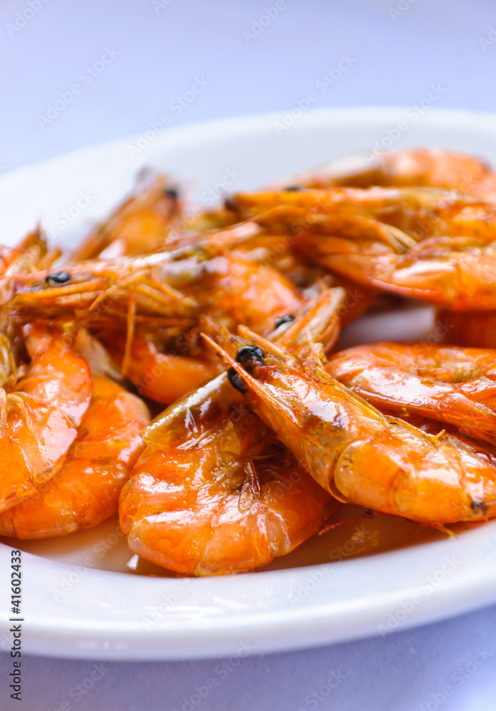 Fried shrimps Fried shrimps