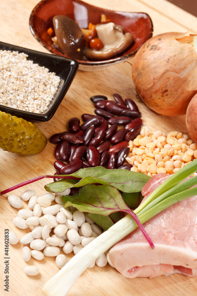 ingredients for traditional dish ingredients for traditional dish