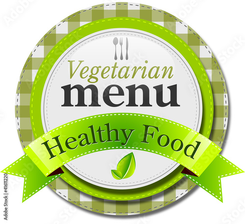 Vegetarian menu label