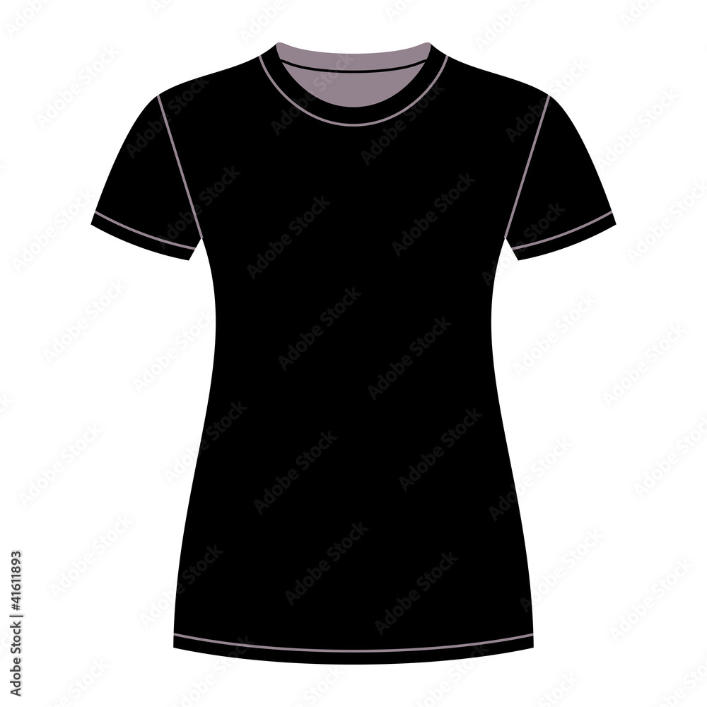 Black t-shirt design template Black t-shirt design template