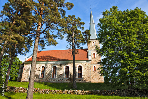 Church in Mazirbe, Latvia.