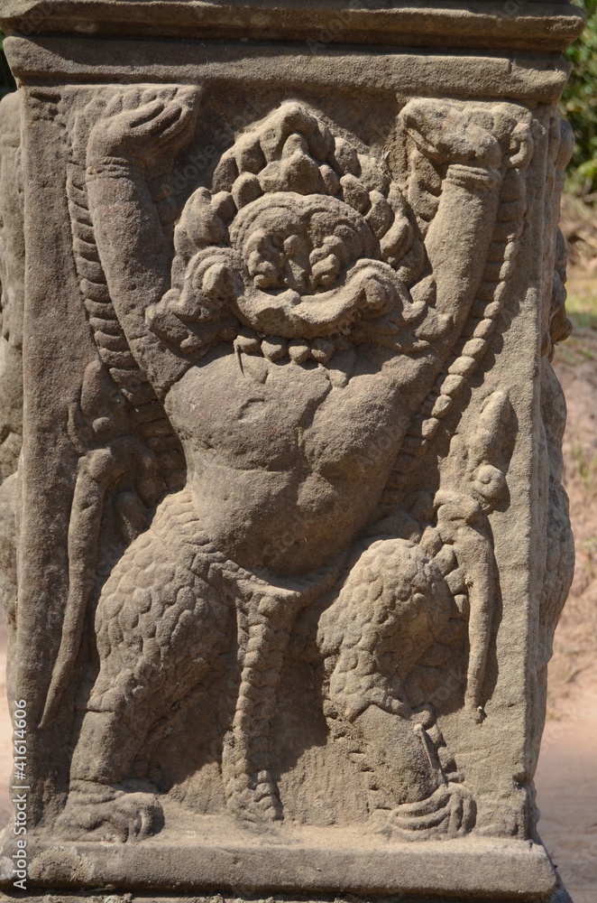 Relieve de dios Garuda. Cambodia