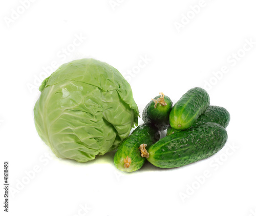 cabbage and cucumders