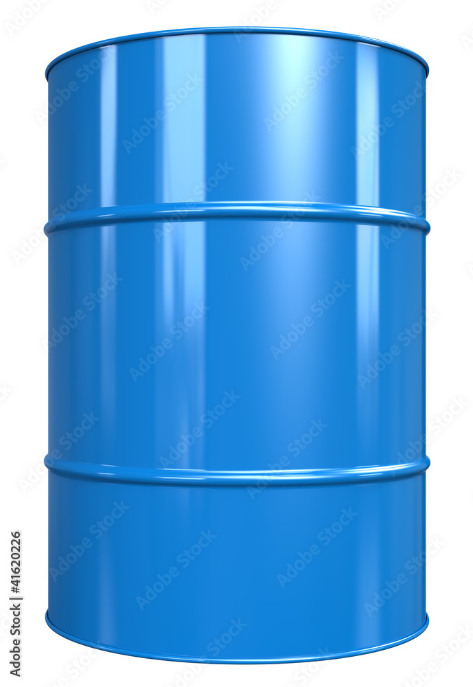 Oil Drum. Classic Oil Drum. Blue, isolated on white. Oil Drum. Classic Oil Drum. Blue, isolated on white.