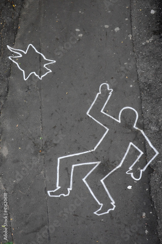 Graffiti on the city street