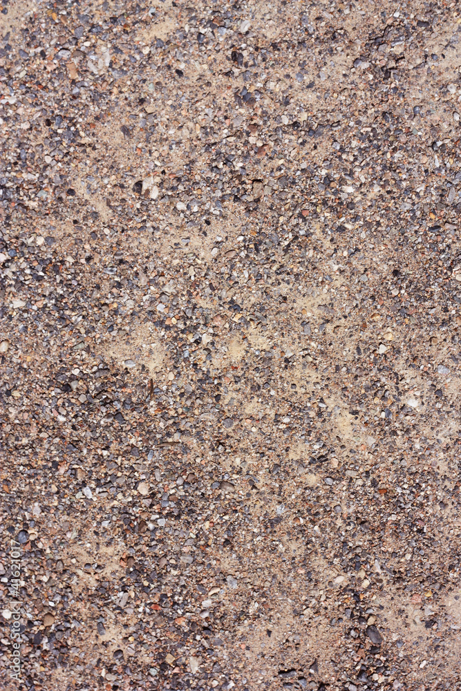 background of stone macadam of different colors