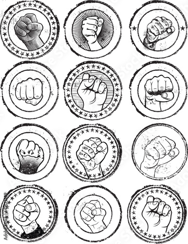 Fist stamps