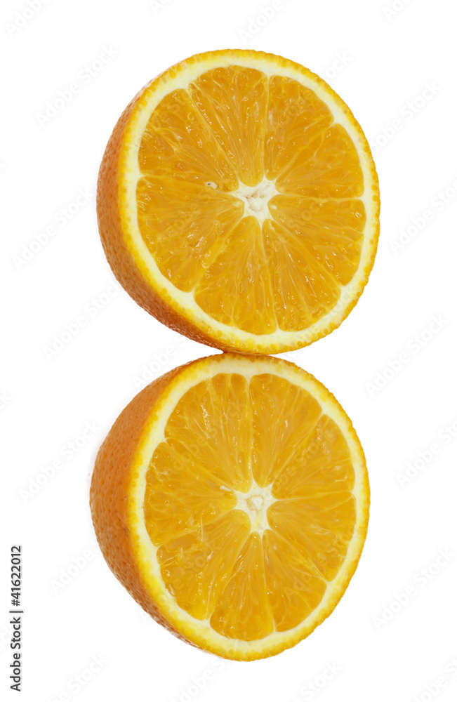 oranges on white background oranges on white background