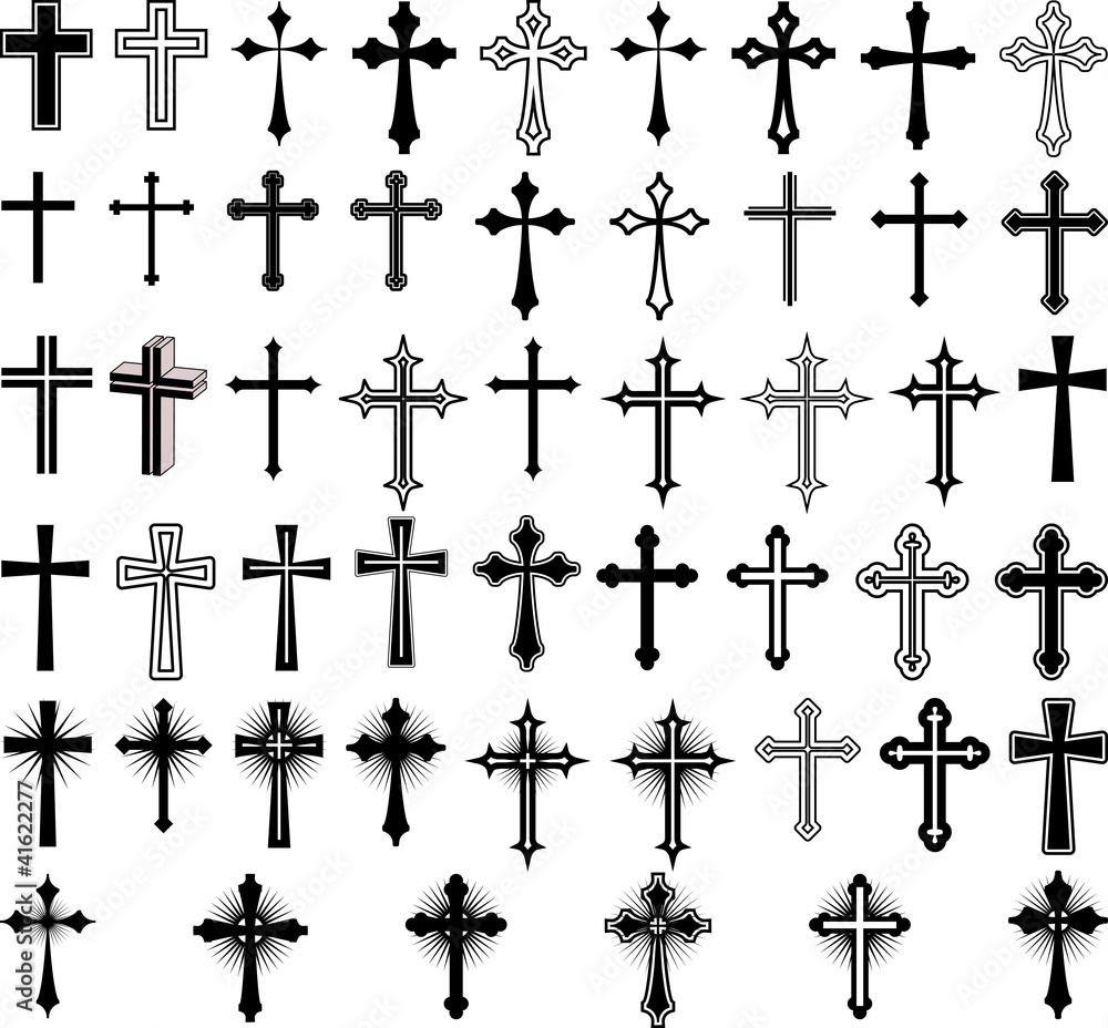 Naklejka premium crosses