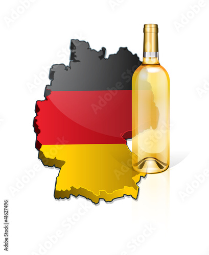consommation et production de vin blanc en allemagne
