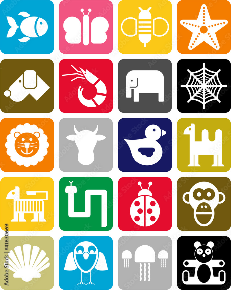 Animals icons Animals icons