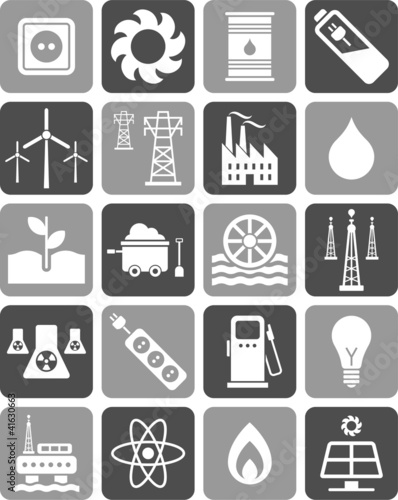 Energy icons