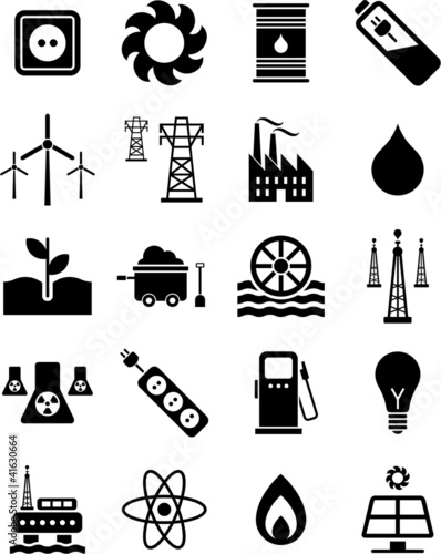 Energy icons