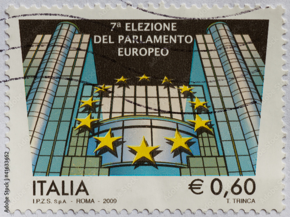 francobollo Italia Stock Photo | Adobe Stock
