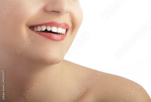 Beautiful smile of a woman