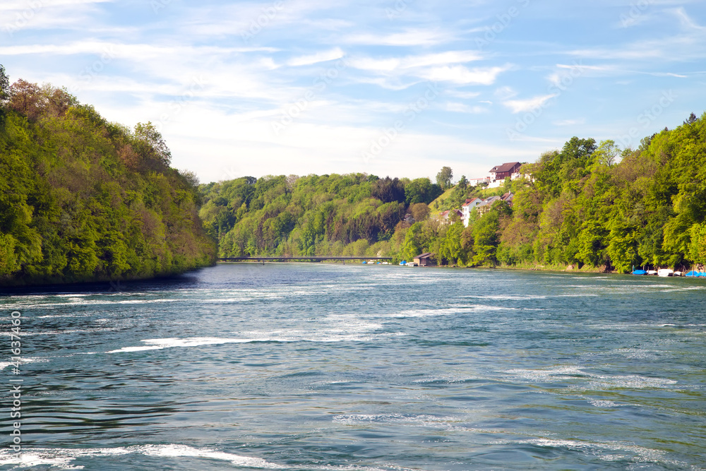 Fototapeta premium Headwaters of Rhine. Northern Switzerland. Europe