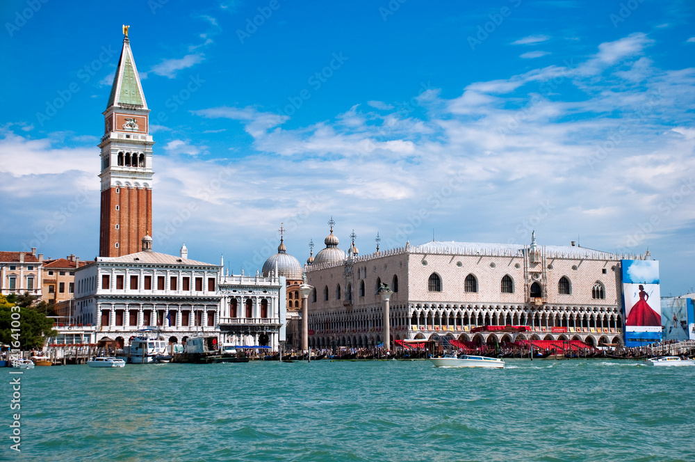 San Marco belfry and dodge's palace at venezia - italy