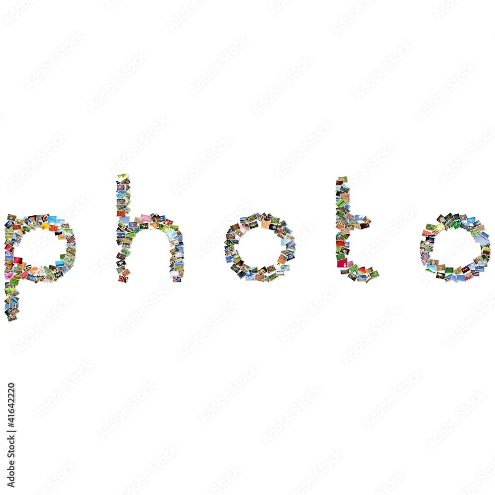 Naklejka premium photo shape from nice picyure