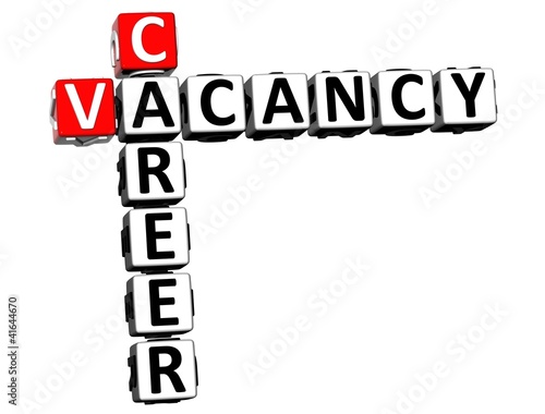 3D Career Vacancy Crossword