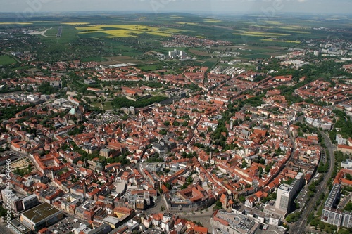 Erfurt aus der Vogelperspektive photo