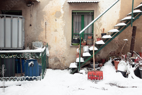 snowy rural exterior © marcovarro