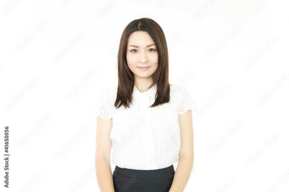 笑顔のオフィスレディー 笑顔のオフィスレディー