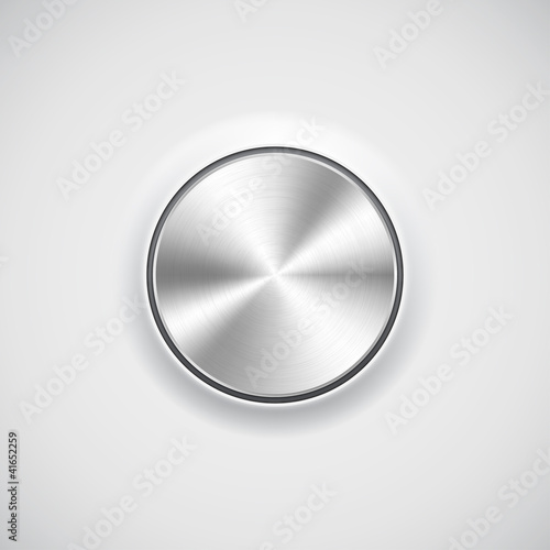 Chrome volume knob