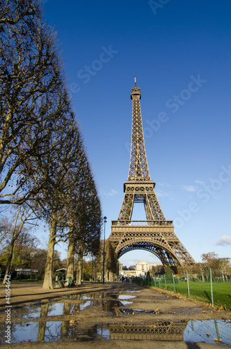 Eiffel Tower on a Winter Morning © jovannig
