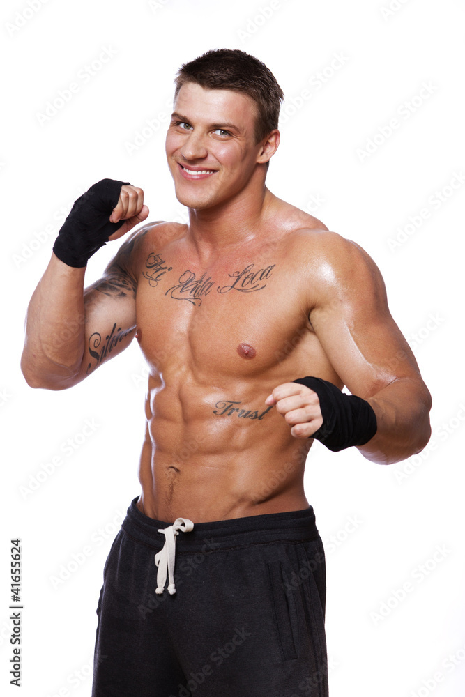Image of muscle man Image of muscle man