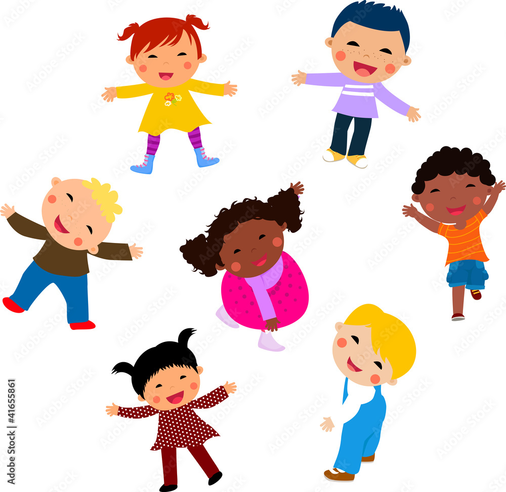 Cartoon children Cartoon children