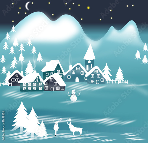 paysage d'hiver