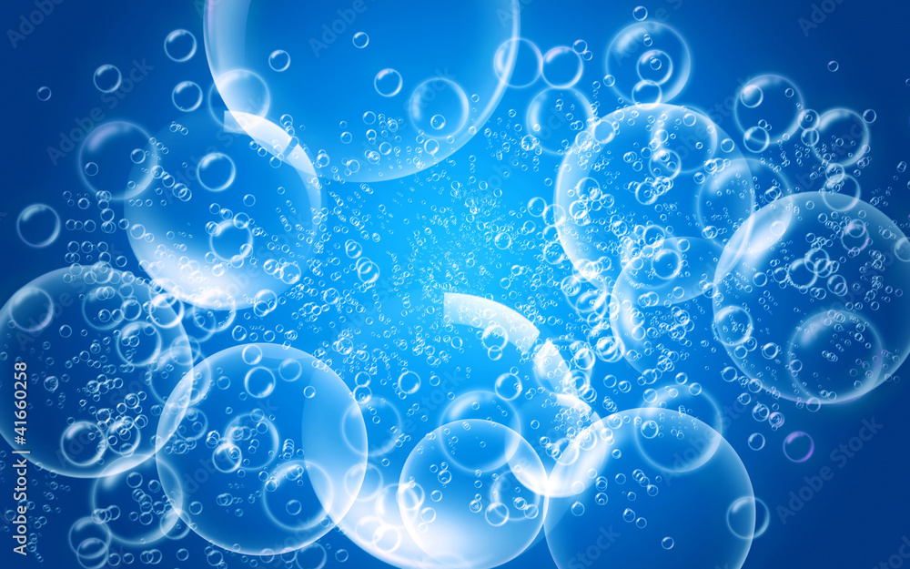Underwater bubbles background Underwater bubbles background