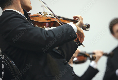 Photography violinist